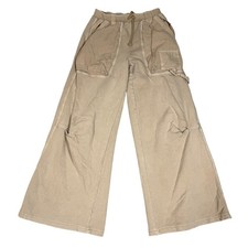 Zara Womens Size S Cargo Utility Wide Leg Sweatpants