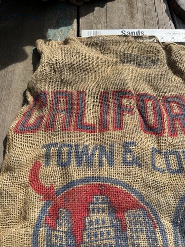 100lb Burlap Sack California Town and Country Potatoes - Picture 2 of 11