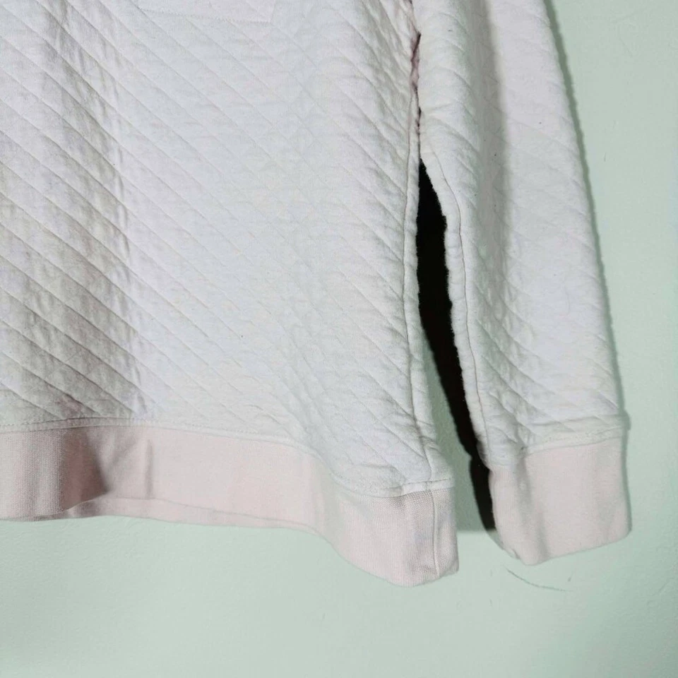 SPYDER Gris + Rosa Claro Diamante Acolchado Chaqueta Pullover Sudadera L Foto 4 de 4