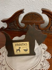 Vintage Frames Unlimited Metal Scottie Dog Picture Frame 2x2 photo CBK Ltd