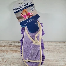 Slipper Genie New Purple Microfiber Cleaning Slippers Women’s 6-9 Hard Floor