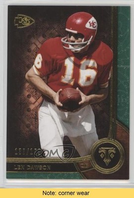 2015 Topps Triple Threads Emerald /199 Len Dawson #88 HOF READ 0af