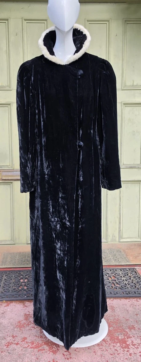 Preços baixos em Velvet década de 1930 Década Vintage Casacos Preços baixos em Velvet década de 1930 Década Vintage Casacos