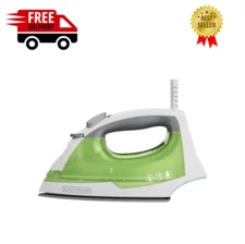 Professional Steam Iron Clothes Nonstick With Compact Garment Portable Anti-Drip