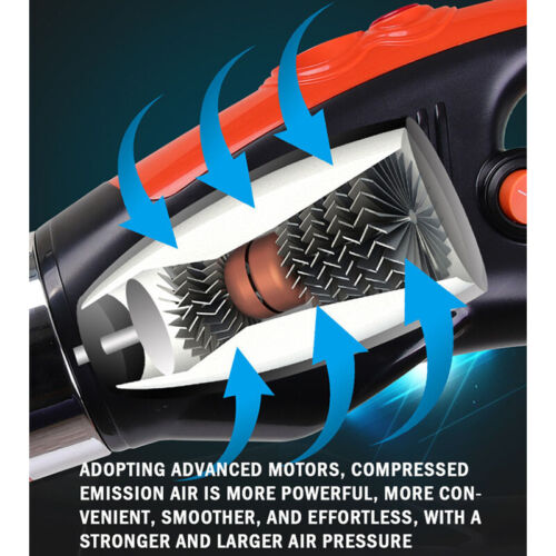 High Pressure Toilet Plunger Drain Electric Air Unclogger Blaster Dredge Remover - Picture 8 of 20