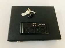 Z ZLJUAN Pistol Handgun Safe for Two Pistols with Biometric Scanner, LED light