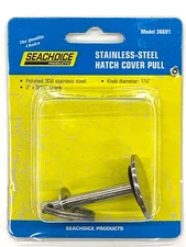 Marine Boat Stainless Steel Hatch Cover Pull Hidden Pin Button Seachoice 36691