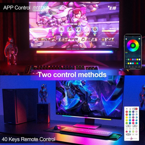 LED Lichtleiste TV Hintergrundbeleuchtung RGB Gaming Lampe Ambiente USB - Photo 3/8
