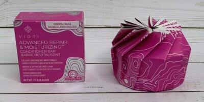 Viori Coconut Bliss Advanced Repair and Moisturizing Shampoo Conditioner Bar New