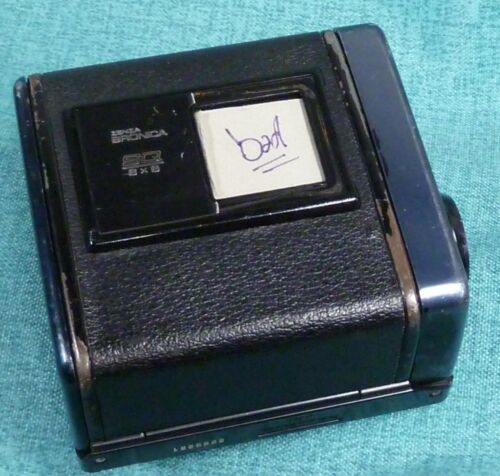 Zenza Bronica SQ 120 film back and insert _ for PARTS or REPAIR