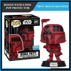 Funko Pop WonderCon 2020 Exclusive : RED BOBA FETT #297 Vinyl w/0.5 Protector