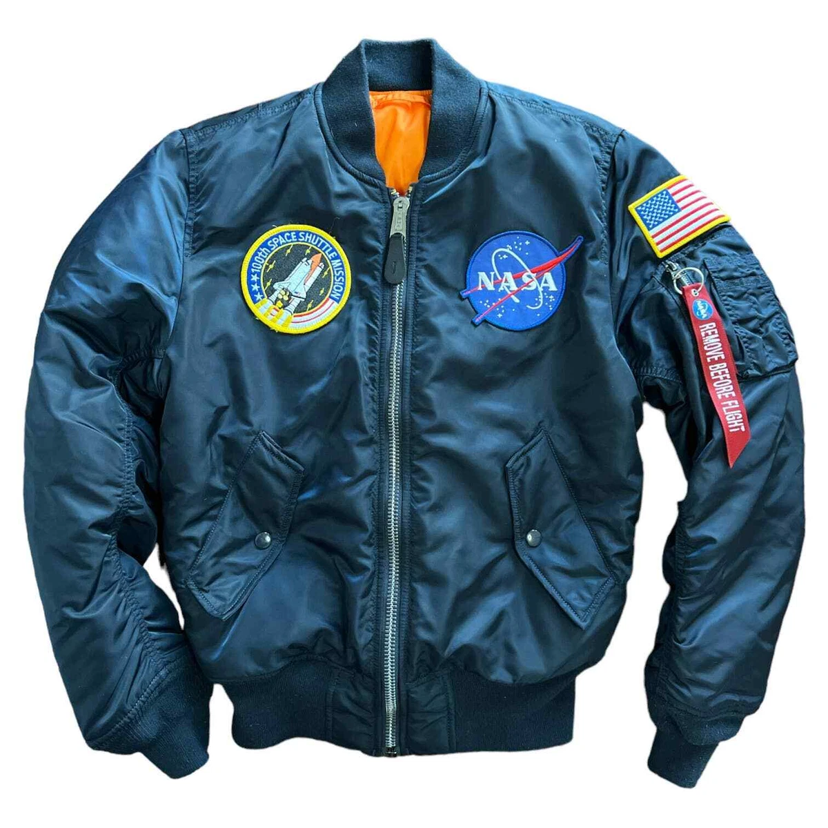 Alpha Industries Reversible NASA Bomber | eBay