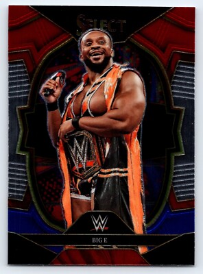 Big E 2023 Panini Select Wwe Red Blue Prizm. Card 2.