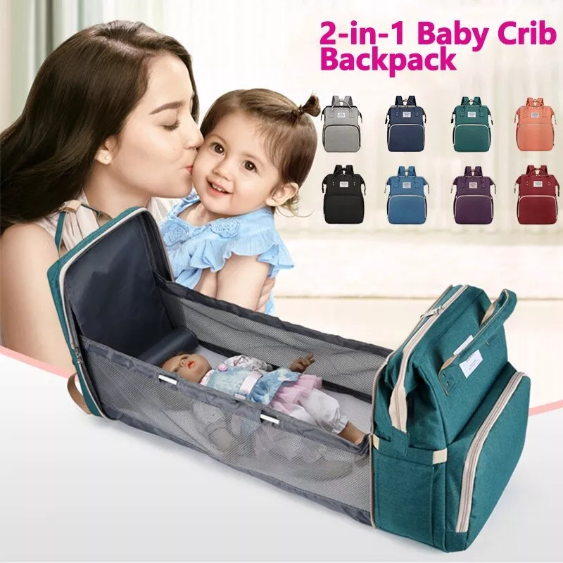 Crib in a clearance bag