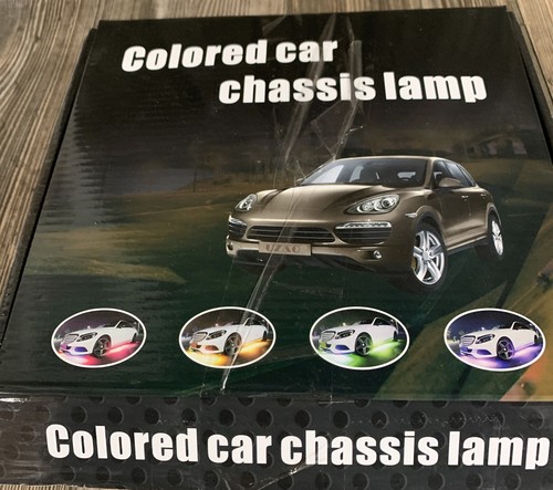 Colored Car Chassis Lights With Remote Open Box