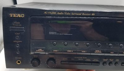 VINTAGE TEAC AG-V6200 AUDIO/VIDEO SURROUND RECIEVER Read