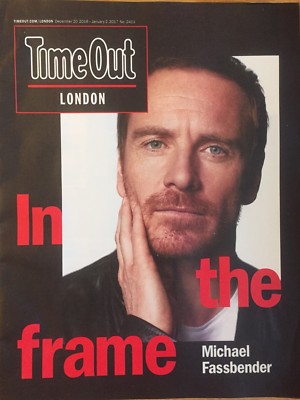 MICHAEL FASSBENDER TIME OUT MAGAZINE DEC 2016