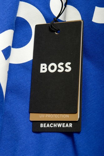 Hugo Boss Men's T-Shirt RN Regular Fit Blue Short Sleeve T-Shirt US XL IT 54 - Picture 4 of 5