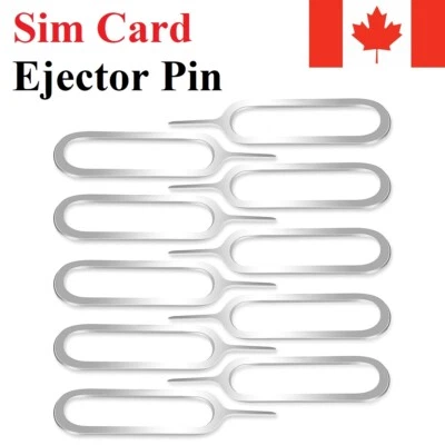10x SIM Card Ejector Pin Tray Remover Eject Key Tool for iPhone Samsung - Image 1 of 4