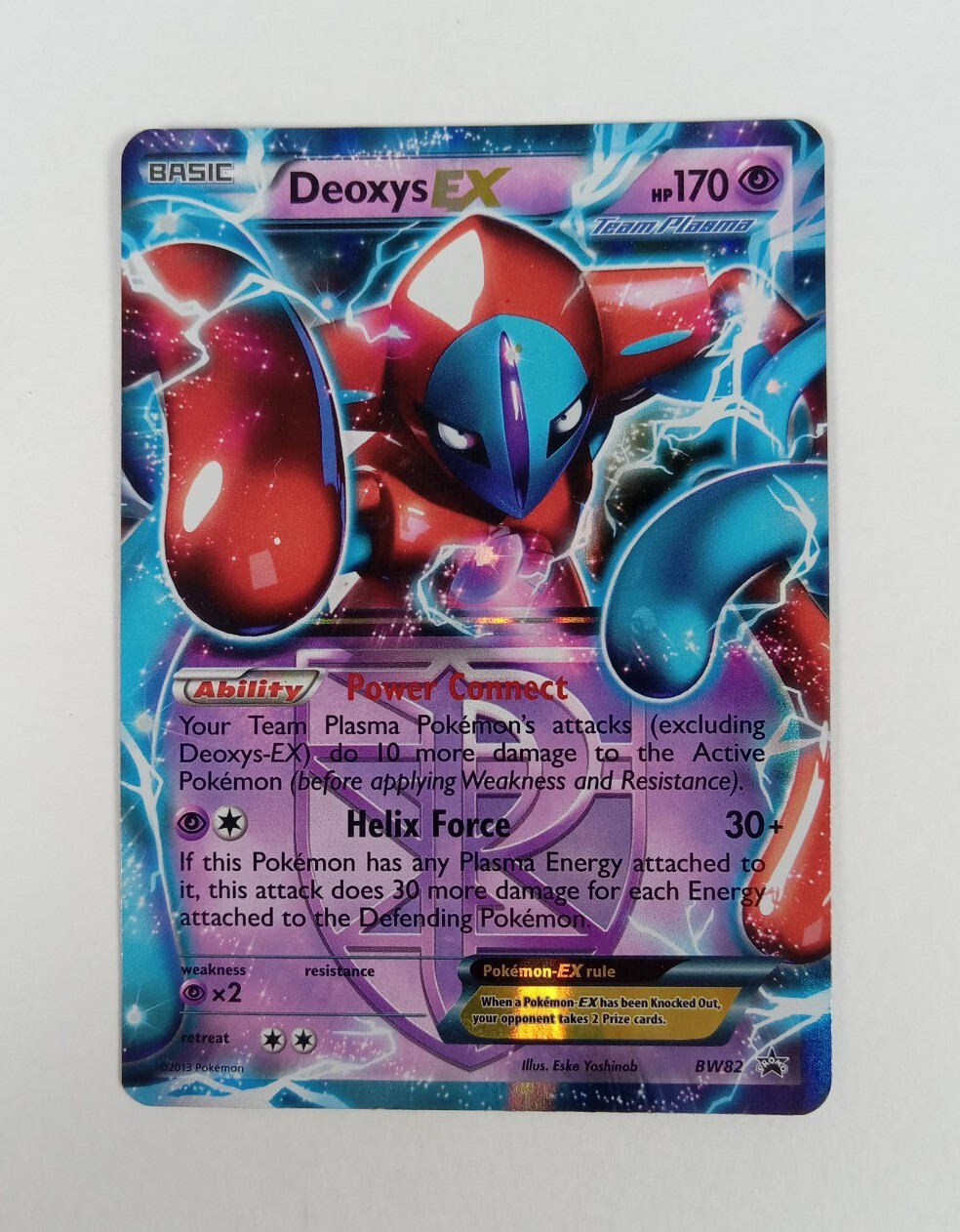Deoxys EX BW82 BW Plasma Black Star Promo Pokemon TCG Card LP