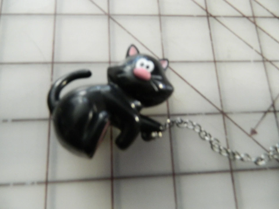 Colador de té suelto de acero inoxidable infusor taza de té gato gatito negro Joie Meow Foto 2 de 4