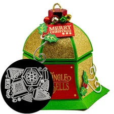 Christmas Bell Bauble Metal Cutting Dies DIY Embossing Die Stencil Paper Crafts
