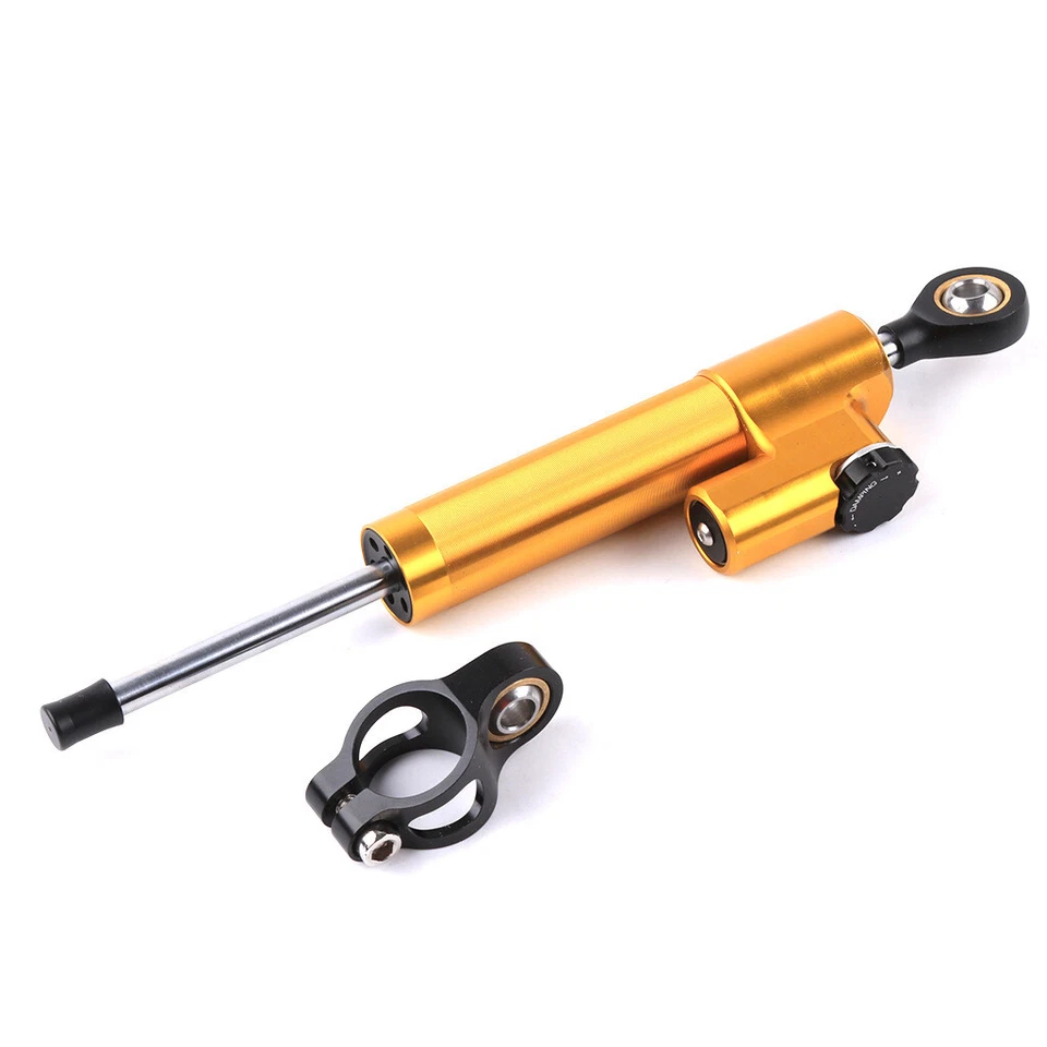 Estabilizador de amortecedor de direção de motocicleta ajustável CNC controle de segurança universal BK - Imagem 3 de 4