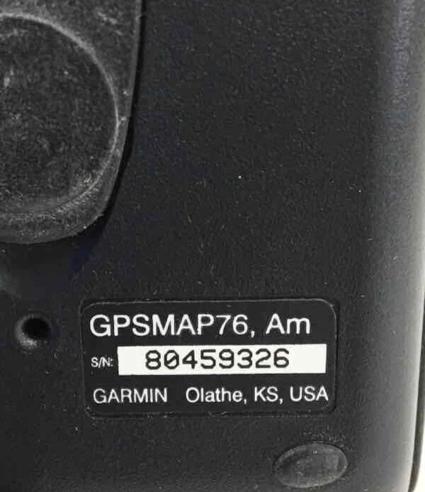 Garmin gpsmap 76 Handheld GPS Navigator Tested & Working - Free Shipping - Image 3 of 4