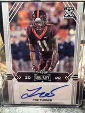 2022 Leaf Draft Tre Turner Rookie Card RC Autograph Auto #BA-TT1