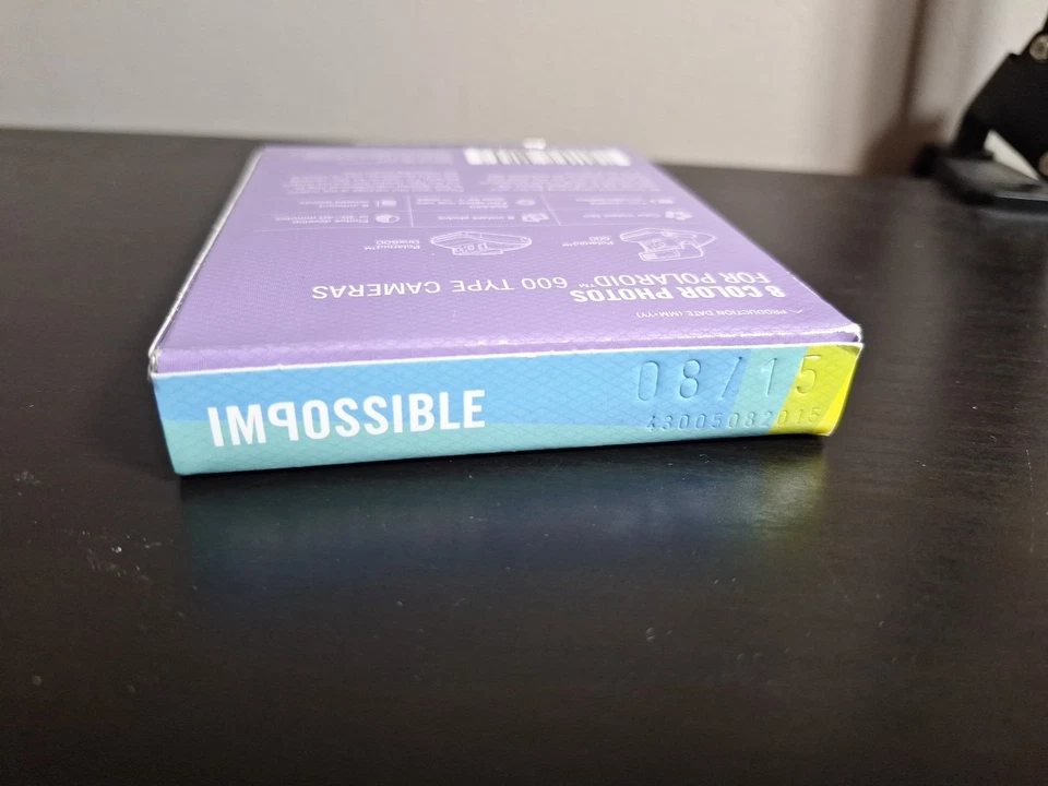 Impossible Instant Color Film Polaroid 600 Type Camera 08/2015 Colored Frames - Image 4 of 4