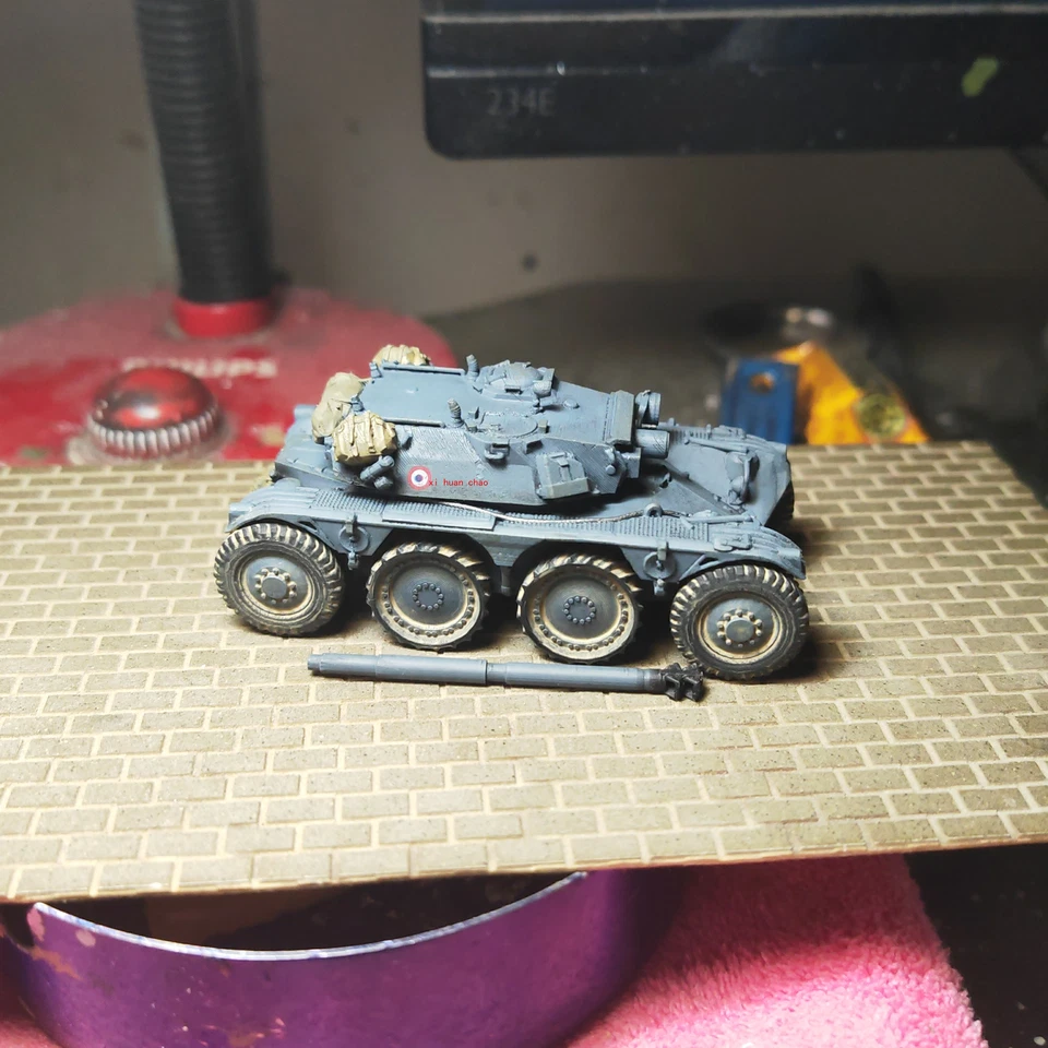 Impresión 3D Modelo 1/72 Francés Panhard EBR 105 Tanque Ligero Producto Acabado Foto 2 de 4
