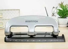 BOSTITCH EZ Squeeze Three Hole Punch Antimicrobial - New In Box - Free Shipping!