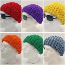 Men's/Women's/Teen/Unisex Fisherman Style beanie-tobbogan-stocking cap ** NEW**