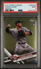 2017 TOPPS CHROME UPDATE #HMT40 AARON JUDGE ROOKIE RC PSA 9