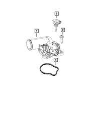 New Genuine Mopar Seal Thermostat OE 68212516AA