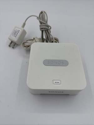 Sonos Bridge Wireless Extender Ethernet Switch w/ Cord - Model BRIDGE Untested