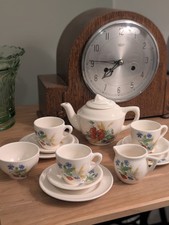 Vintage Biltons England Child’s Tea Set – Poppy & Cornflower Pattern – 1940s