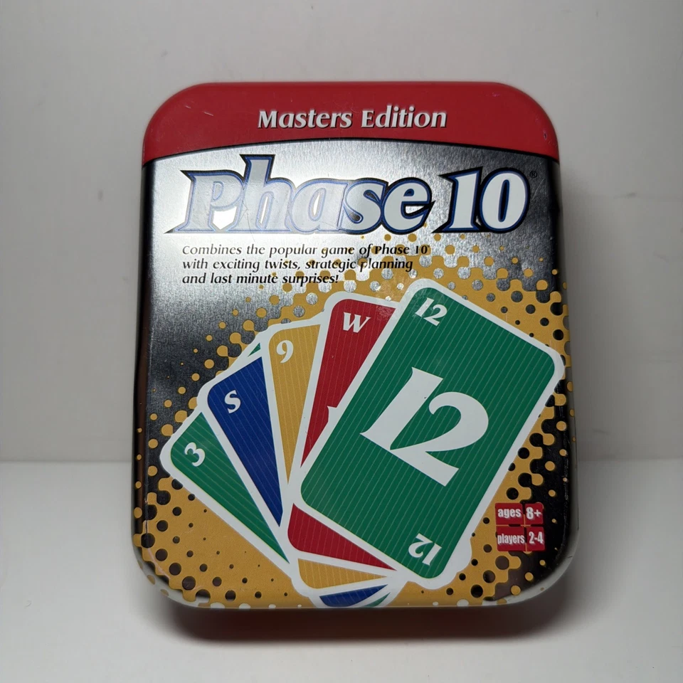 Fundex Phase 10 Masters Edition in Tin (COMPLETE) - Image 2 of 4