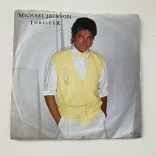 MICHAEL JACKSON - THRILLER - UK 7  Vinyl Sing...