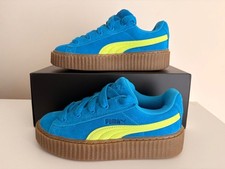 Scarpe da ginnastica Puma Creeper Phatty taglia UK3,5 nuove con scatola blu/giallo US4,5 EUR36