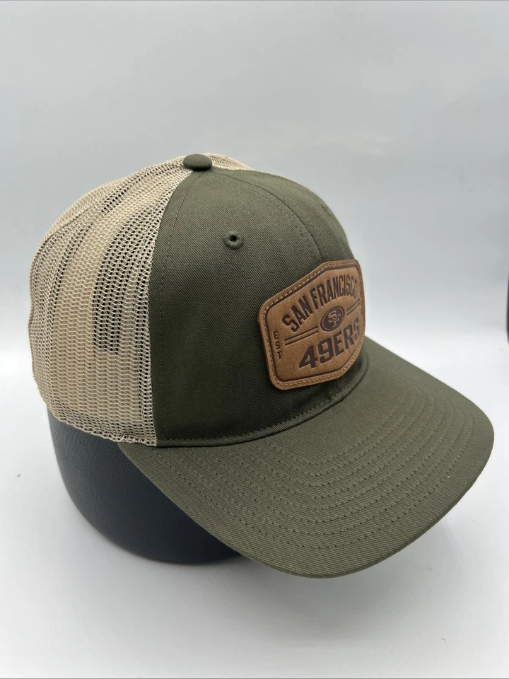 Chapéu San Francisco 49ers "Sandalwood" malha caminhoneiro "47 marca boné Strapback H13 - Imagem 3 de 4