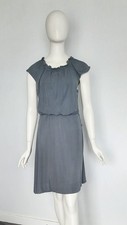 Marc By Marc Jacobs Size Small Steel Grey Sleeveless Blouson Dress