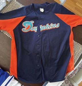 Miami Dolphins Baseball Jersey | eBay
