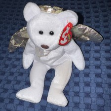 Ty Beanie Babies Halo II Angel Bear 2000 Original