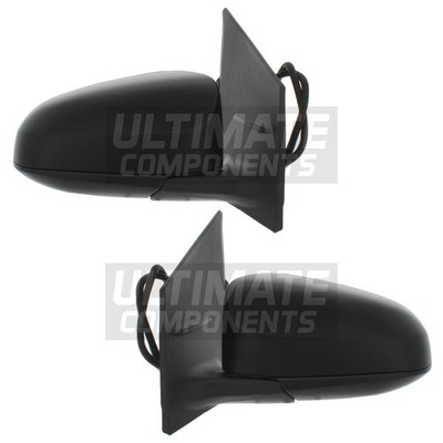 Fits Toyota Aygo 2014-2022 Wing Door Mirrors Electric With Primed Cover 1 Pair