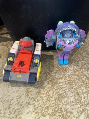 VTG 80s Transformers G1 Omega Supreme Hasbro & Sharkticon Gnaw