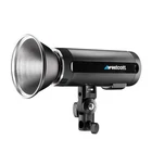 Westcott FJ200 Round Head Pocket Strobe with 1.3 sec. Recycle Time Case - Black