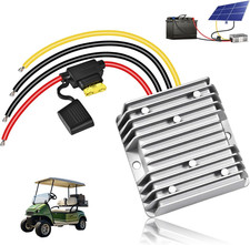 36V 48V to 12V Converter 20A 240W DC-DC Step Down, 48V to 12V Converter Golf Car