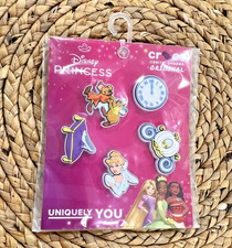 Crocs Jibbitz Disney Princess 5-Pack Shoe Charms   Cinderella Theme Set