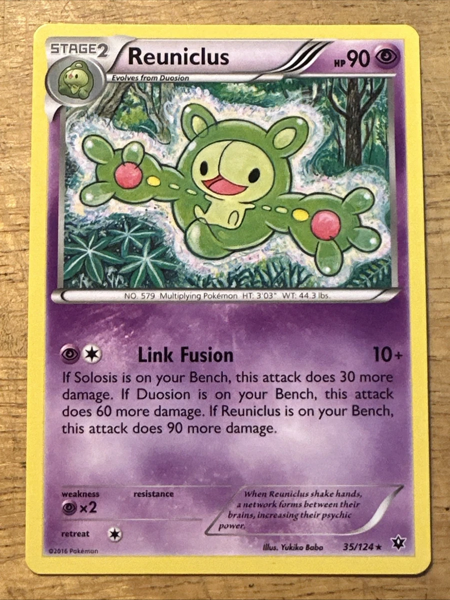 Reuniclus 35/124 Non-Holo XY Fates Collide VLP/NM Pokemon Card